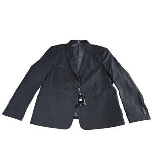 SQ Uniforms Gray Womens Blazer Sz 18R Career Professional Court Church NWT